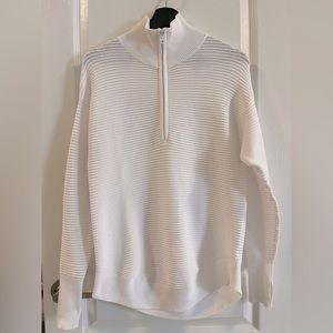 WOMENS AERIE QUARTER ZIP SWEATER